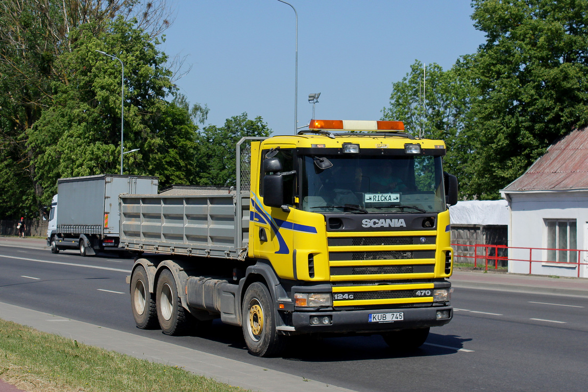 Литва, № KUB 745 — Scania ('1996) R124G