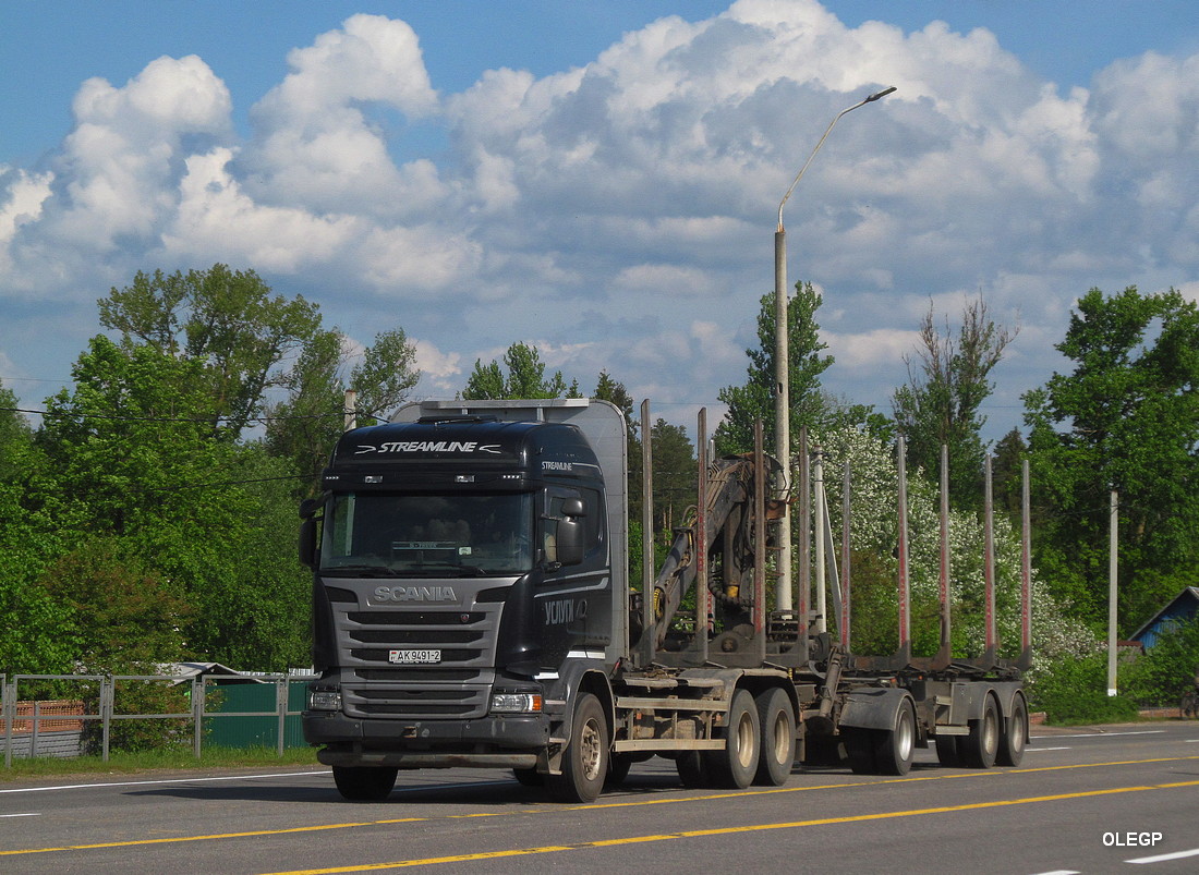 Витебская область, № АК 9491-2 — Scania ('2013, общая модель)