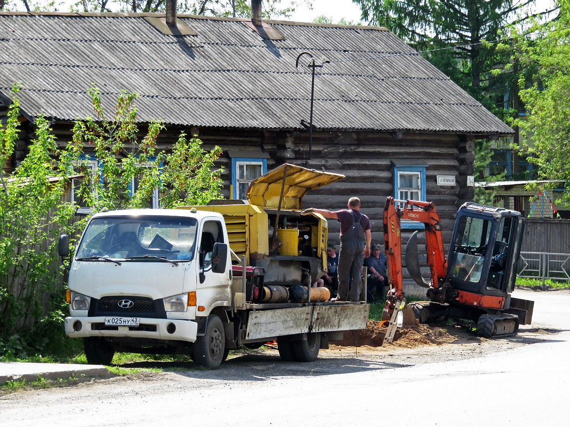 Кировская область, № К 025 НУ 43 — Hyundai e-Mighty ('04 общая модель); Кировская область, № (43) Б/Н СТ 0039 — Hitachi (общая модель)