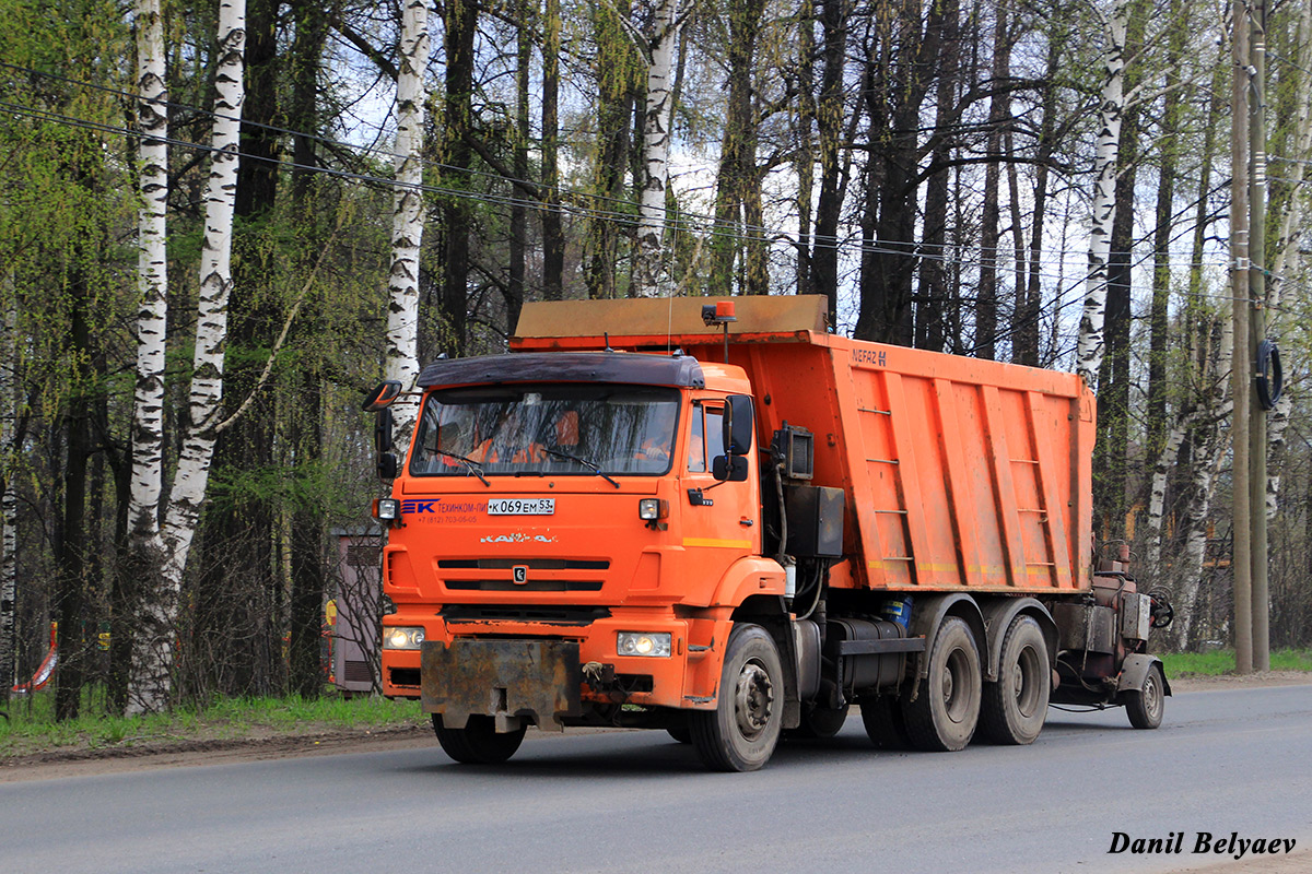 Новгородская область, № К 069 ЕМ 53 — КамАЗ-6520 (общая модель)