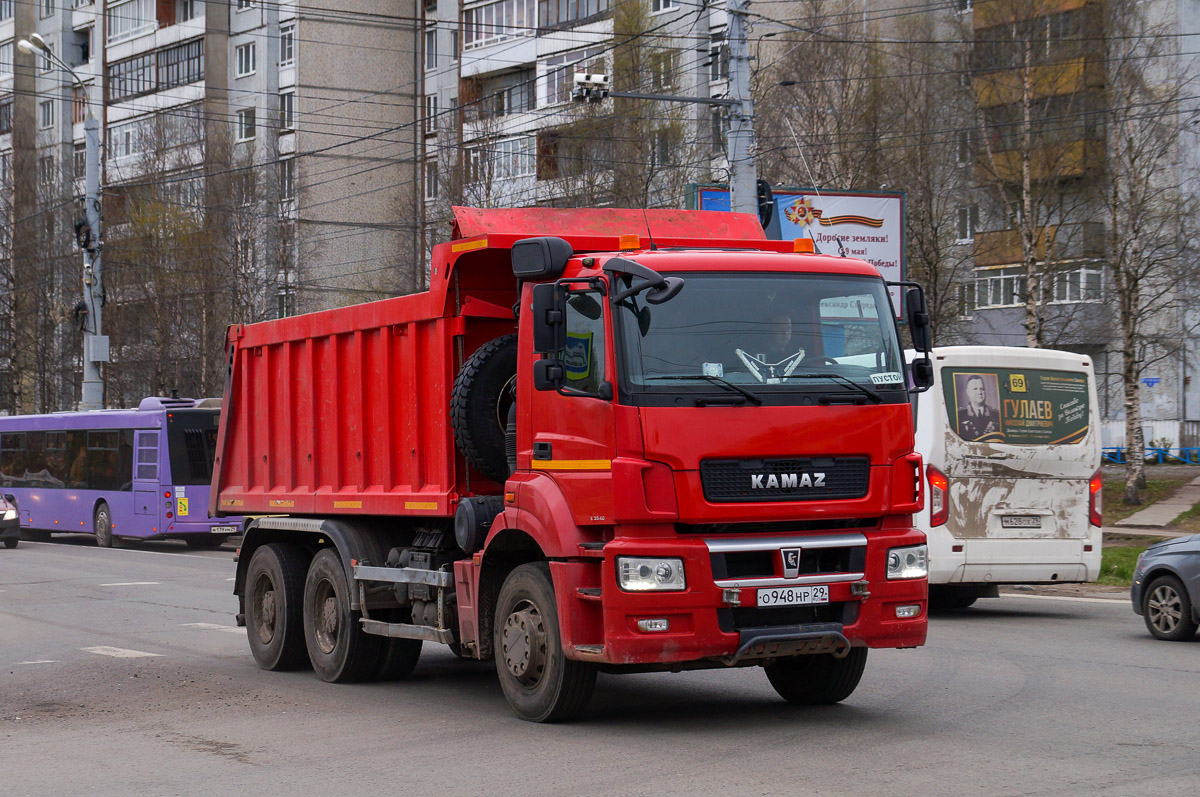 Архангельская область, № О 948 НР 29 — КамАЗ-6520-43 "Люкс"