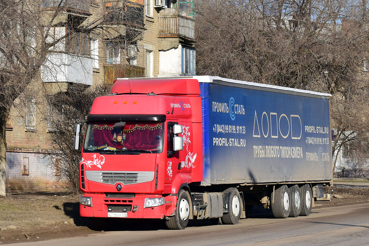 Волгоградская область, № А 716 ВМ 134 — Renault Premium ('2006) [X9P]