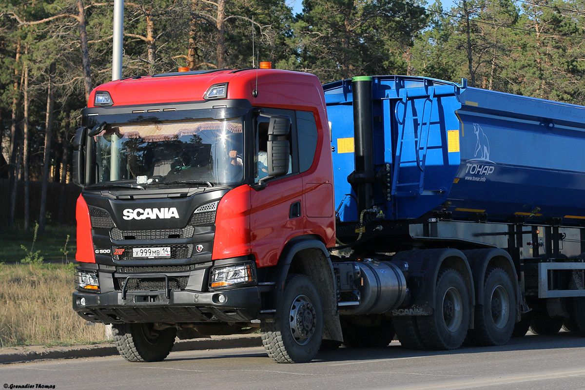Саха (Якутия), № Х 999 МВ 14 — Scania ('2016) G500
