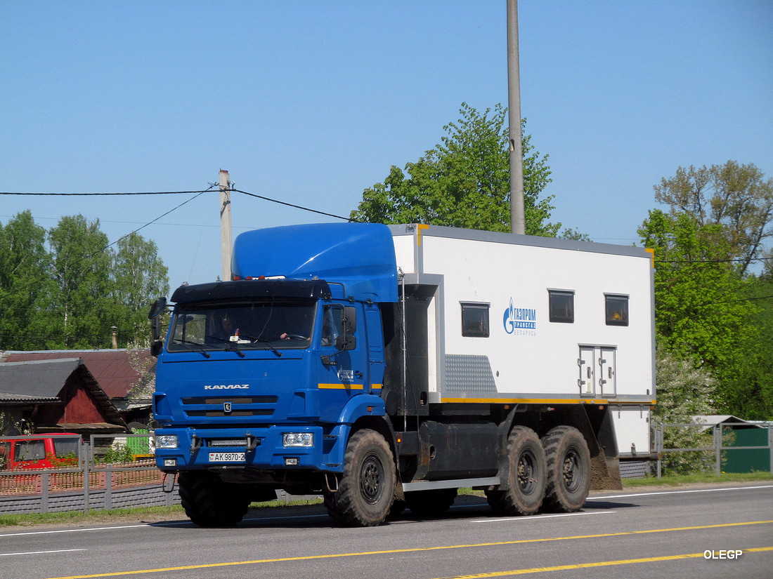 Витебская область, № АК 9870-2 — КамАЗ-43118 (общая модель)