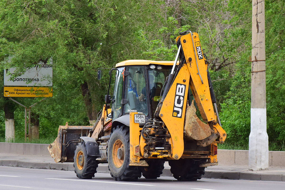 Волгоградская область, № 9584 ВВ 34 — JCB 3CX