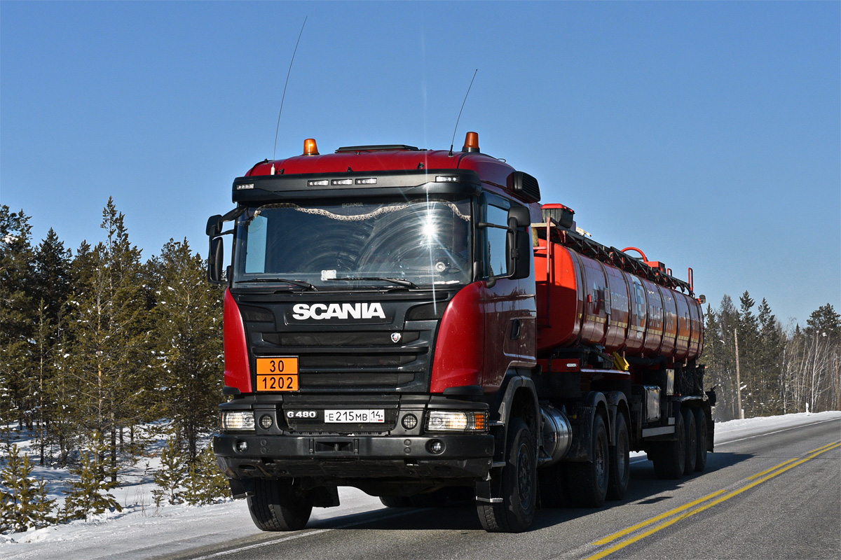 Саха (Якутия), № Е 215 МВ 14 — Scania ('2013) G480