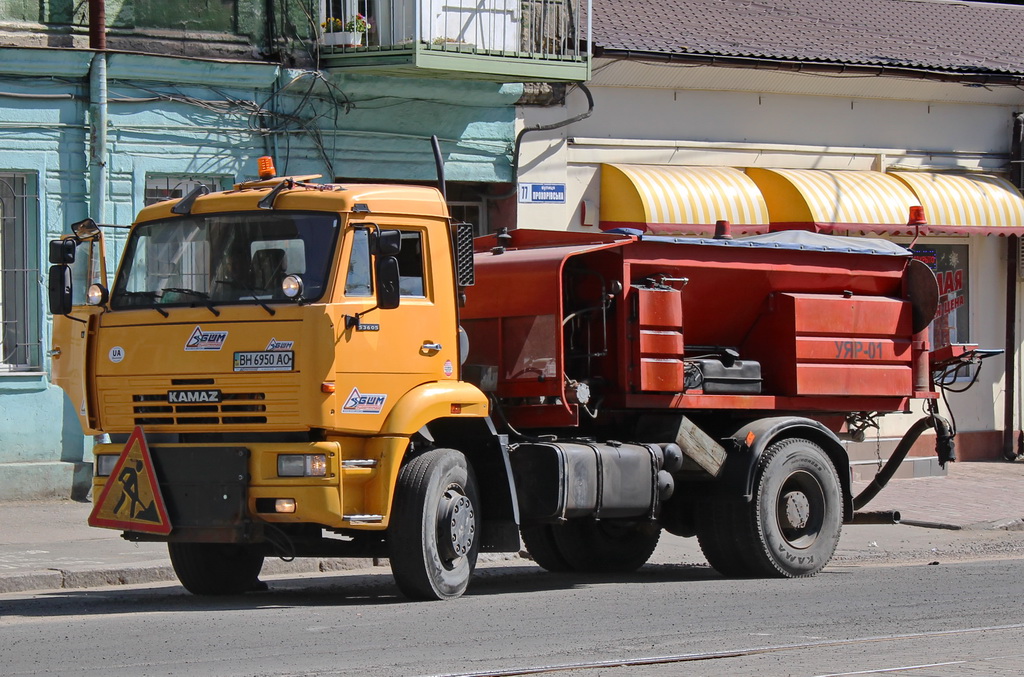 Одесская область, № ВН 6950 АО — КамАЗ-53605 (общая модель)