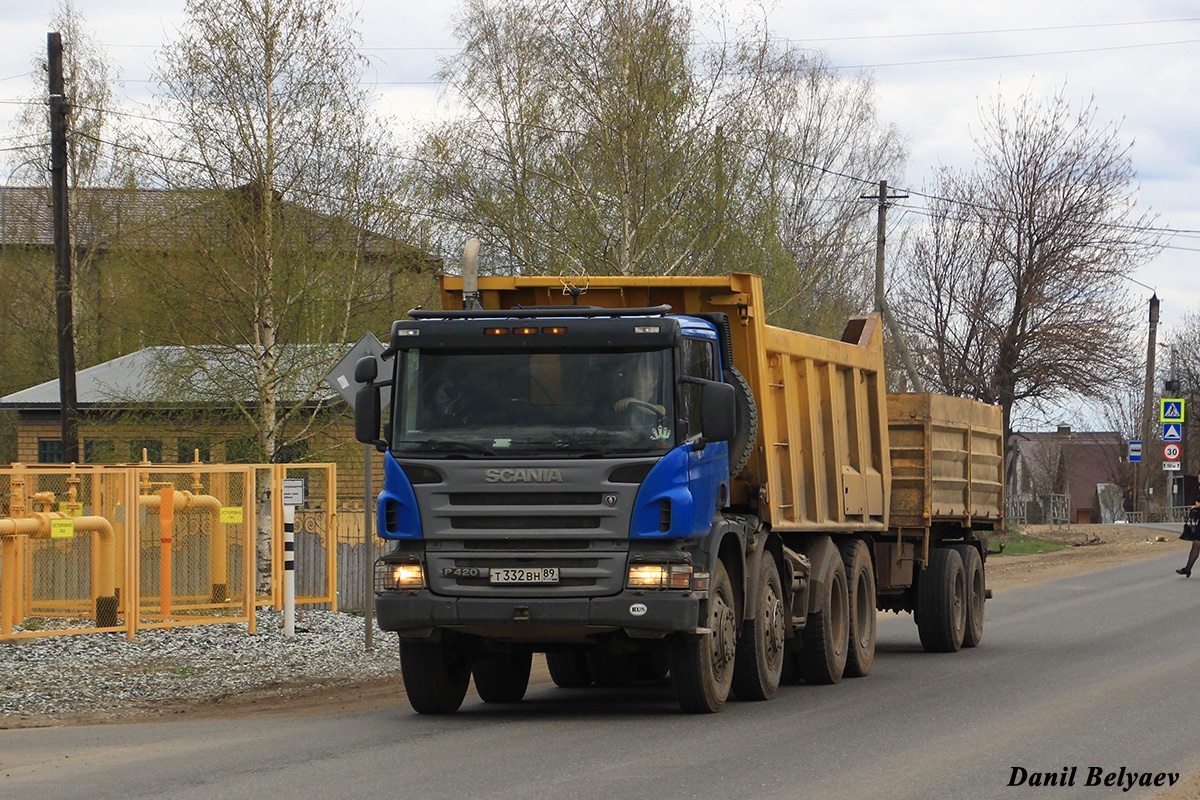 Кировская область, № Т 332 ВН 89 — Scania ('2004) P420