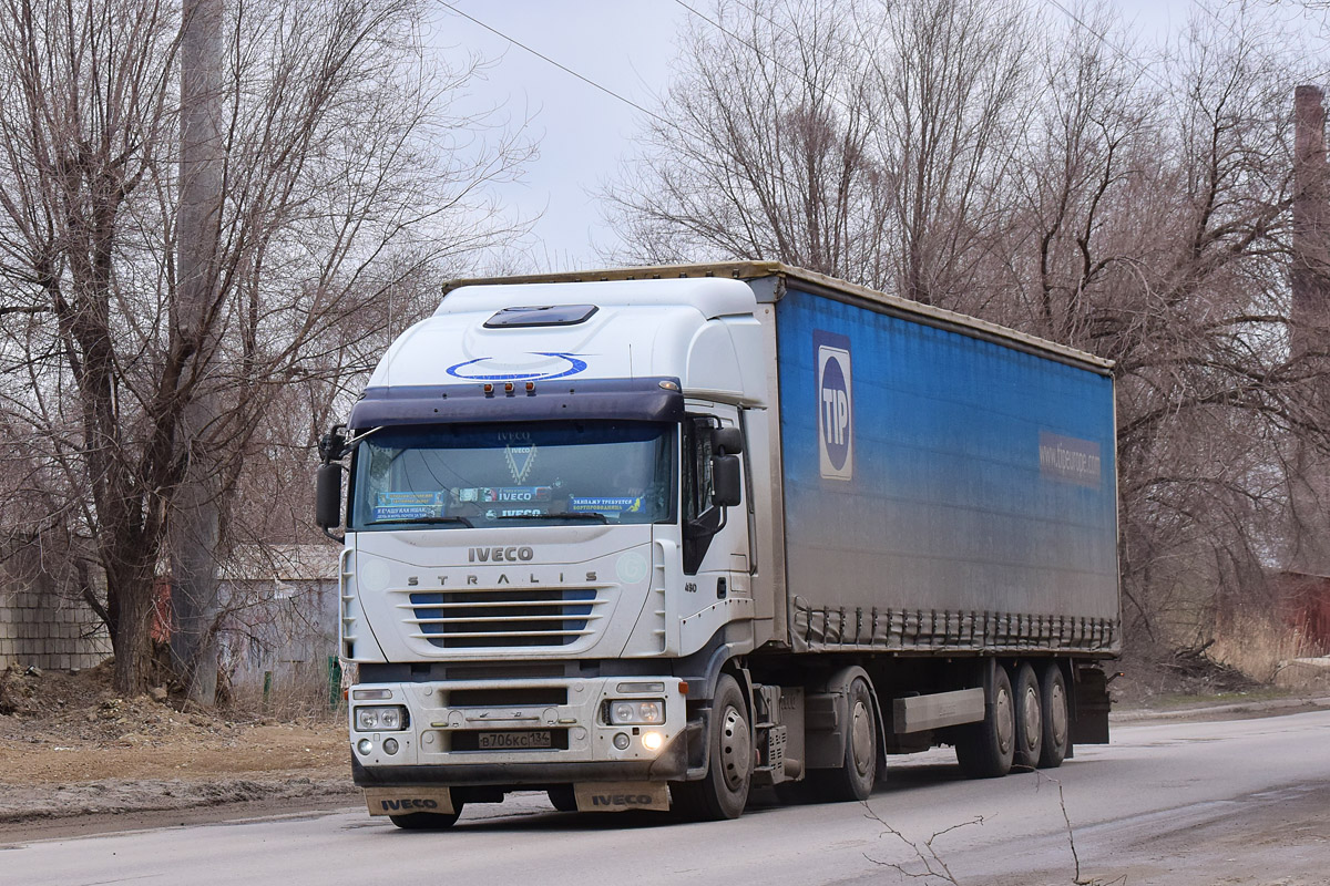 Волгоградская область, № В 706 КС 134 — IVECO Stralis ('2002) 430