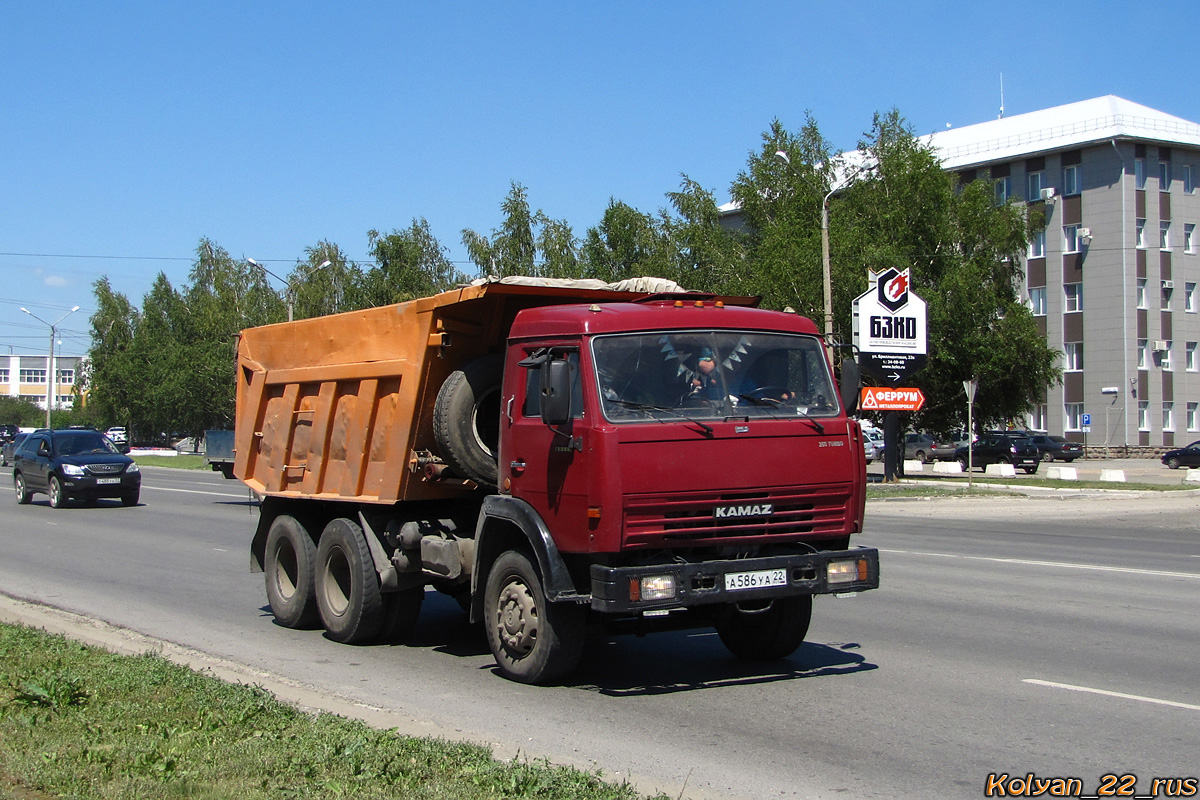 Алтайский край, № А 586 УА 22 — КамАЗ-65115-02 [65115C]