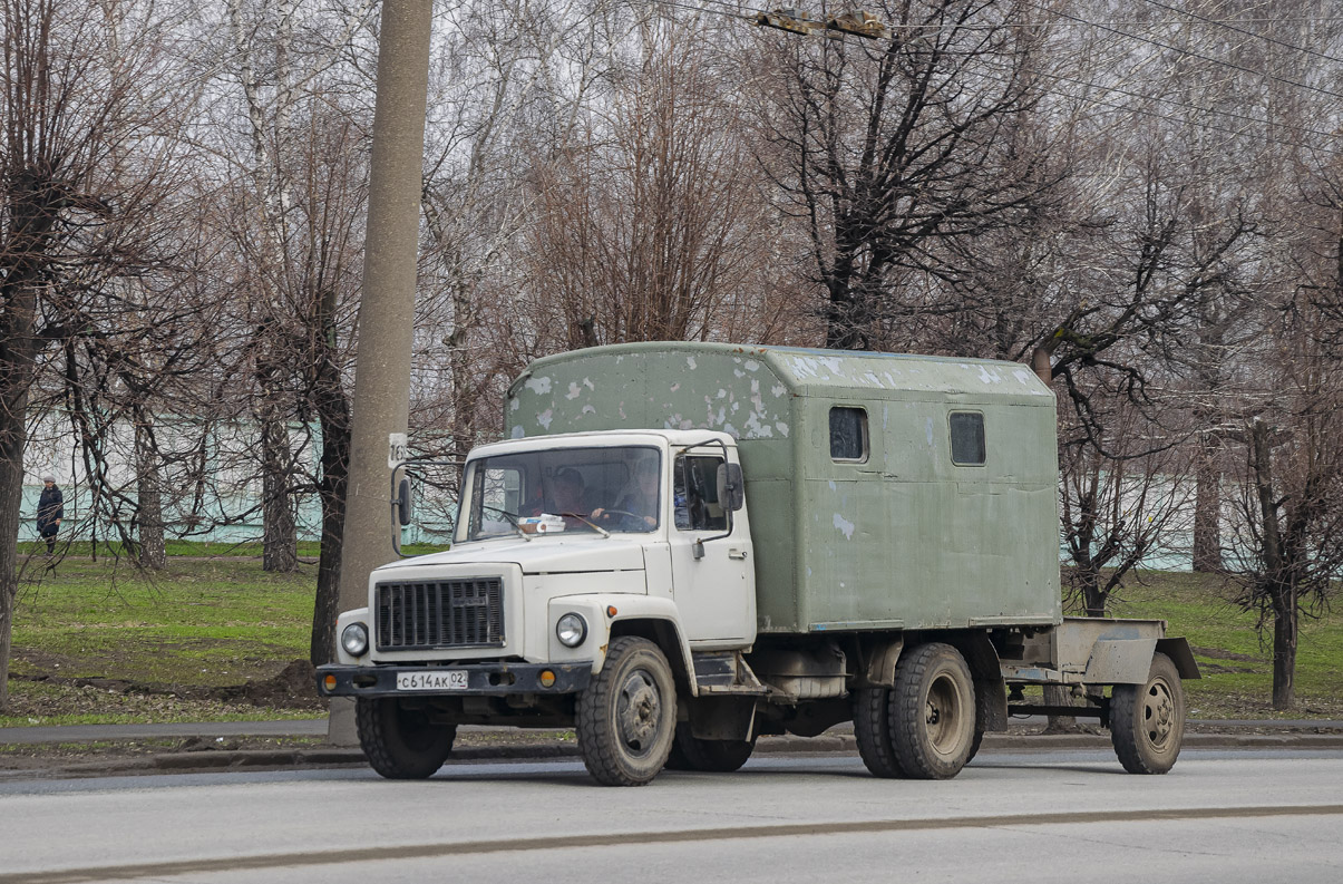 Башкортостан, № С 614 АК 02 — ГАЗ-3309 [X5P]