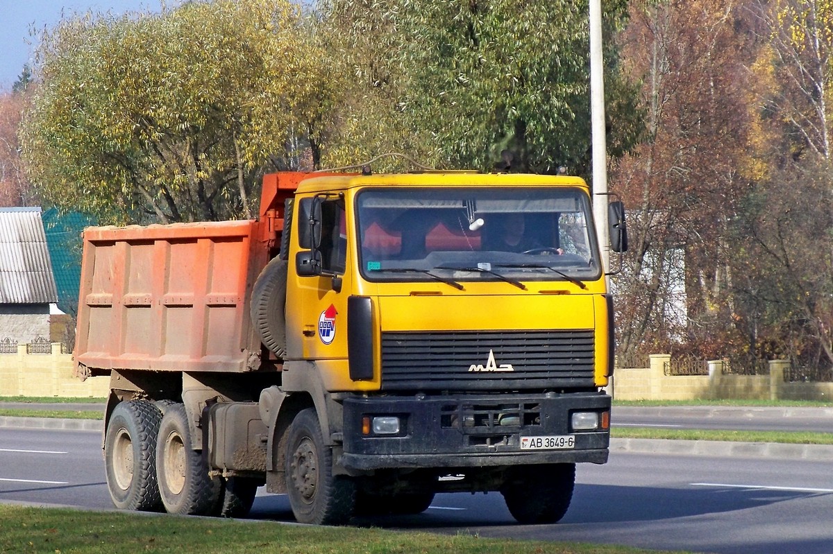 Могилёвская область, № АВ 3649-6 — МАЗ-5516 (общая модель)