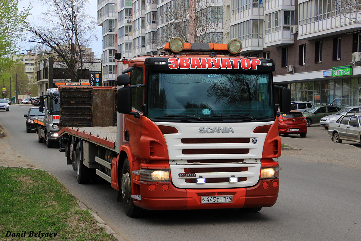 Кировская область, № У 445 ТН 174 — Scania ('2004) P380