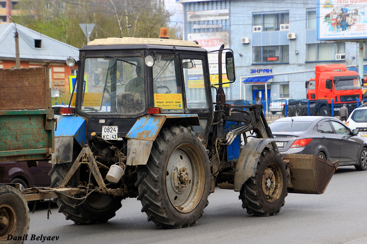 Кировская область, № 0824 КС 43 — Беларус-82.1