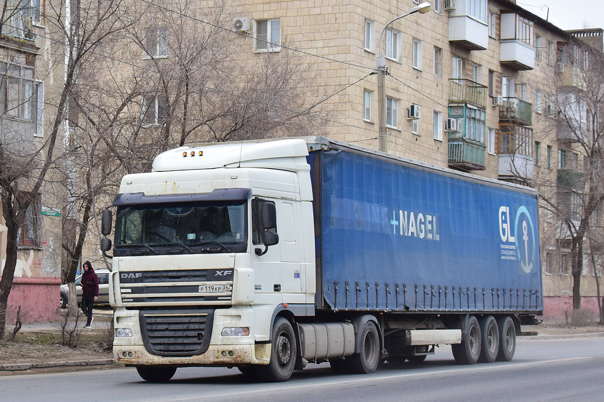 Волгоградская область, № Р 119 КР 34 — DAF XF105 FT