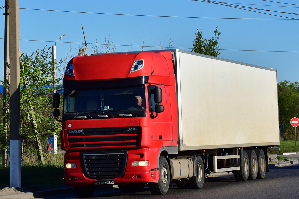 Волгоградская область, № М 034 ВН 134 — DAF XF105 FT