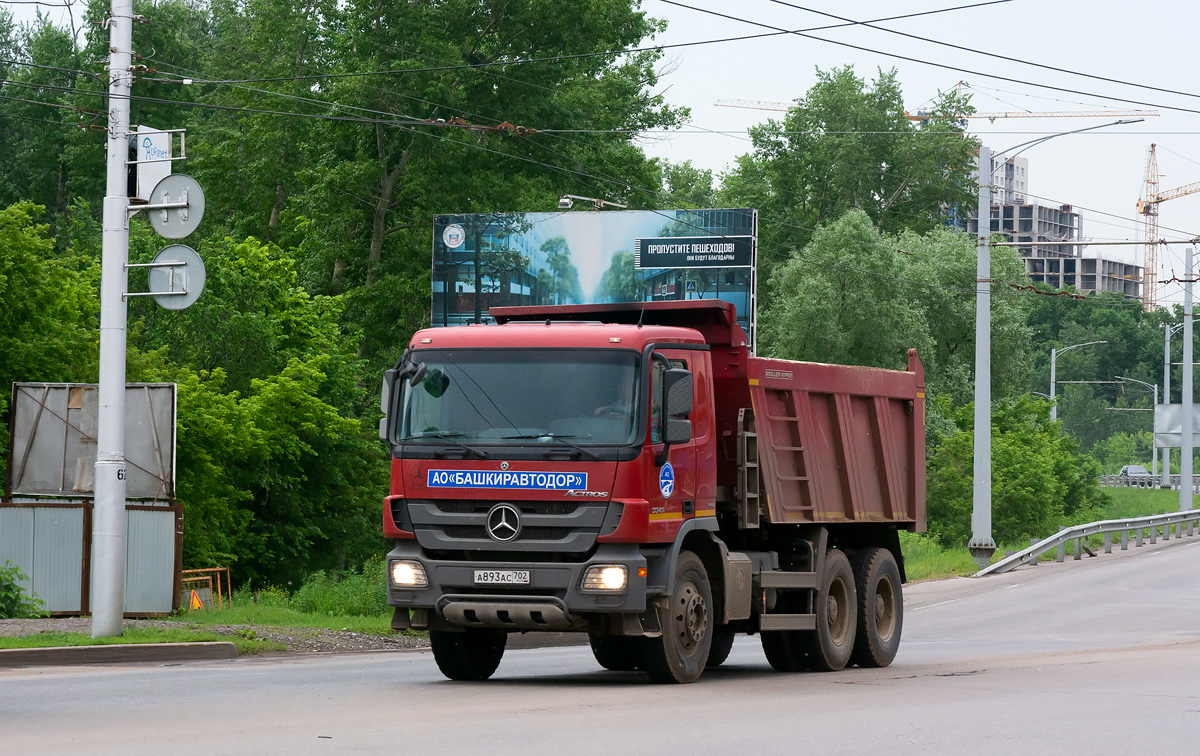 Башкортостан, № А 893 АС 702 — Mercedes-Benz Actros '09 3341 [Z9M]