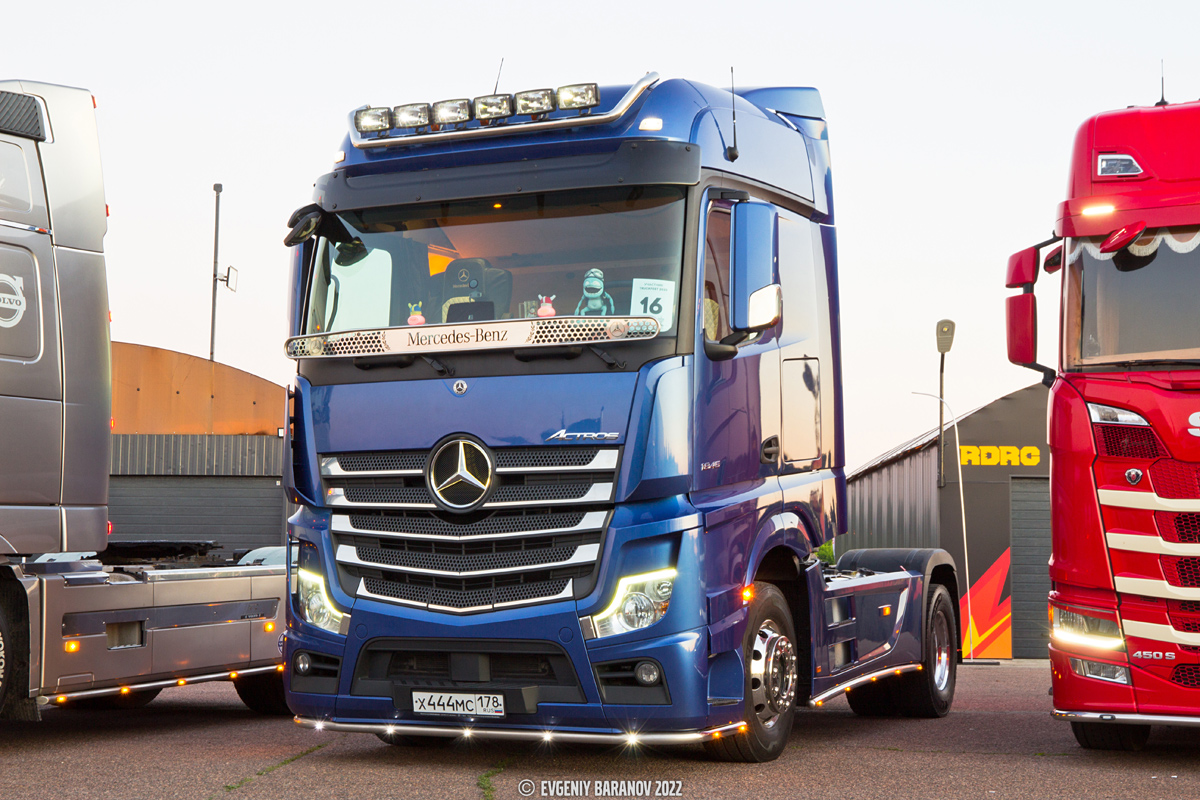 Санкт-Петербург, № Х 444 МС 178 — Mercedes-Benz Actros '18 1845 [Z9M]; Московская область — Фестиваль Truckfest 2022 — июнь