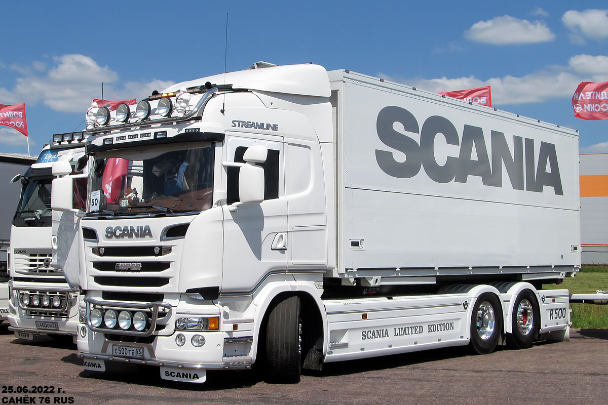 Новгородская область, № С 500 ТЕ 53 — Scania ('2013) R500; Московская область — Фестиваль Truckfest 2022 — июнь