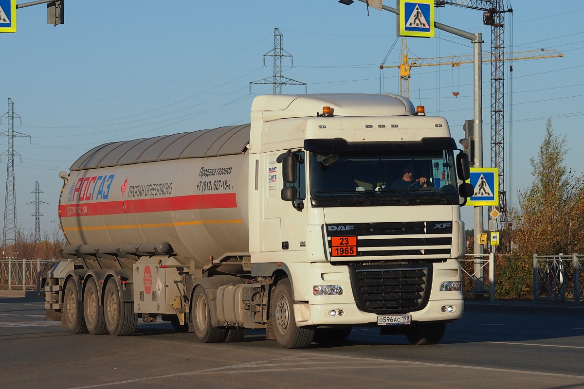 Санкт-Петербург, № О 596 АС 198 — DAF XF105 FT