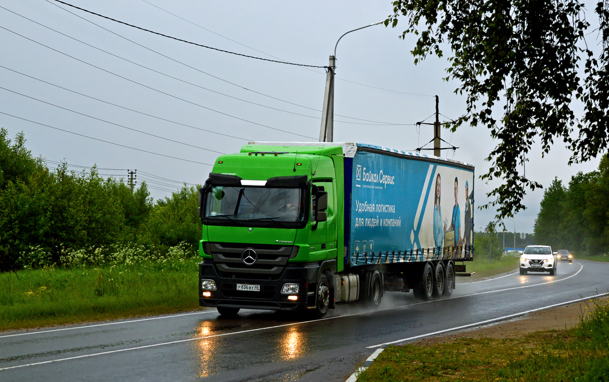 Калужская область, № Р 836 ВУ 40 — Mercedes-Benz Actros '09 1844 [Z9M]