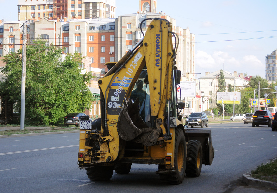 Омская область, № 8987 АА 55 — Komatsu WB93