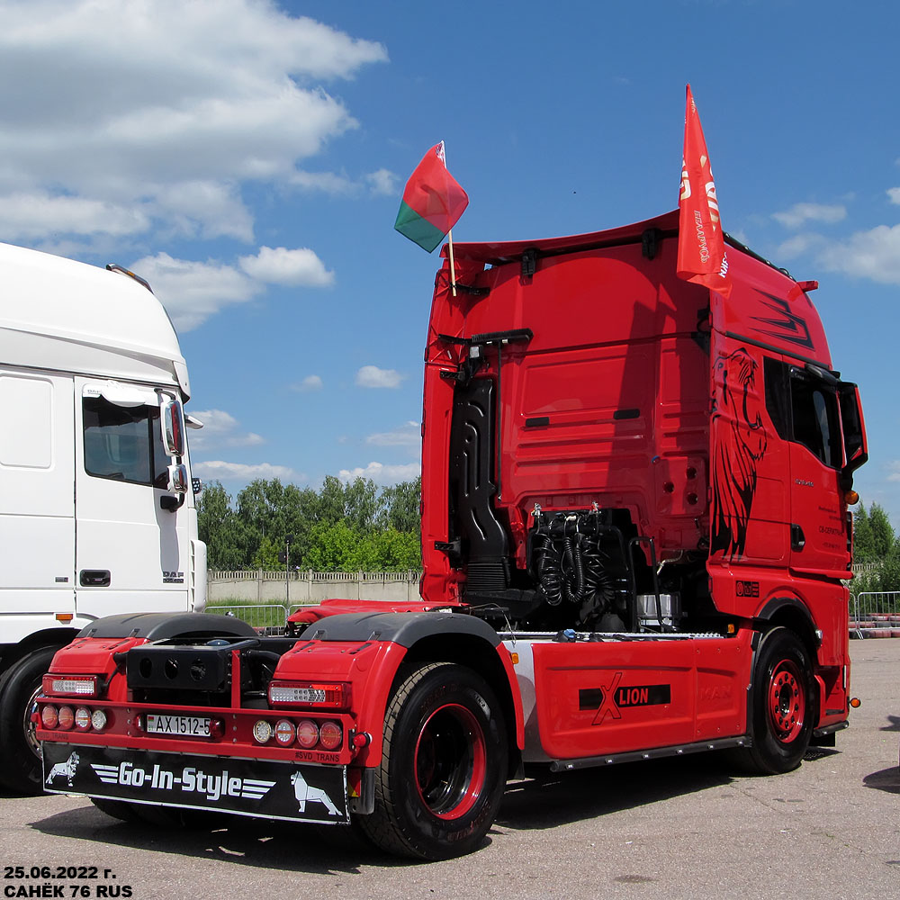 Минская область, № АХ 1512-5 — MAN TGX ('2020) 18.480; Московская область — Фестиваль Truckfest 2022 — июнь