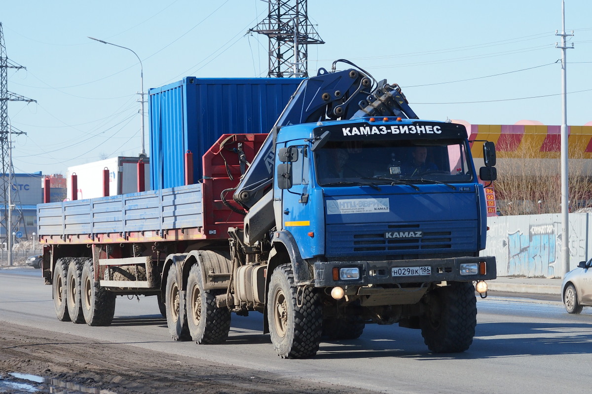 Ханты-Мансийский автоном.округ, № Н 029 ВК 186 — КамАЗ-43118-RF [43118F-R]