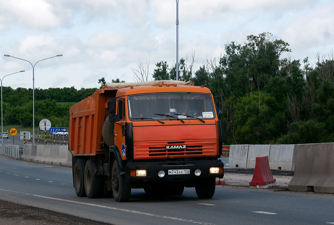 Башкортостан, № М 743 АЕ 102 — КамАЗ-65115 [651150]