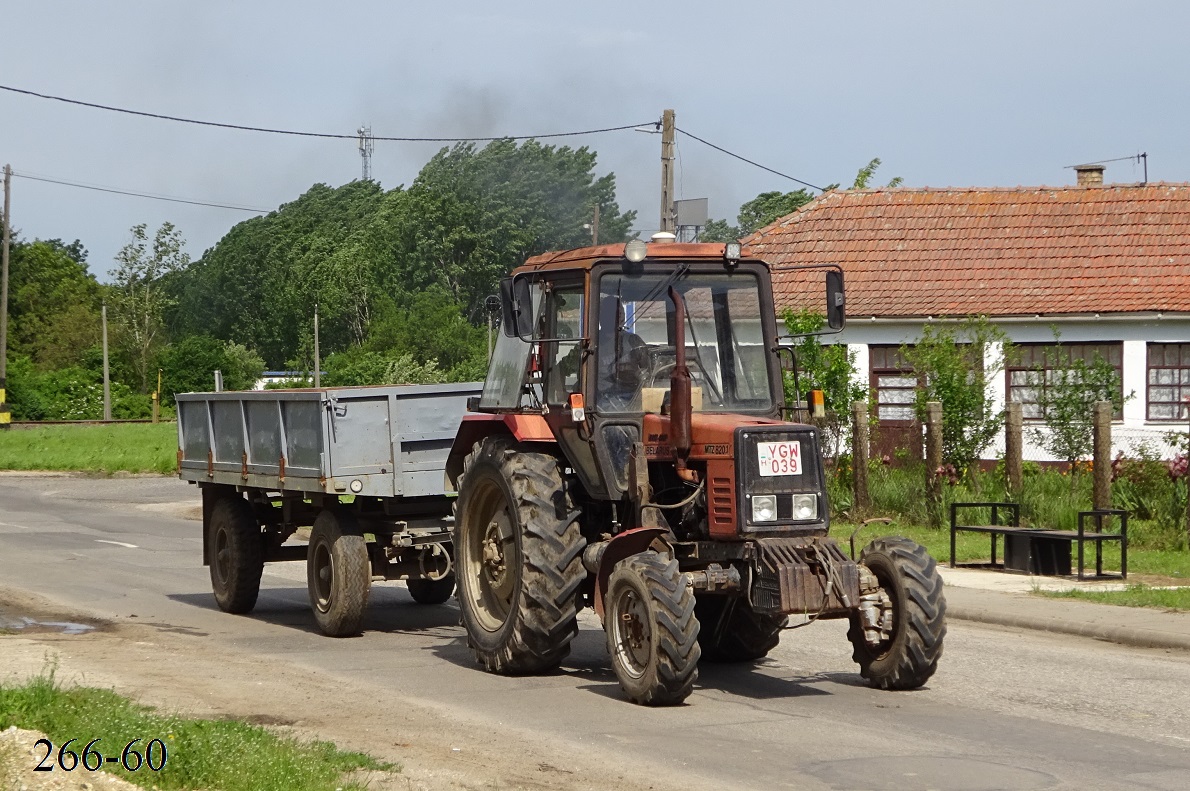 Венгрия, № YGW-039 — Беларус-820 (общая модель)