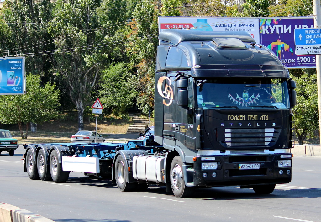 Хмельницкая область, № ВХ 5456 ВО — IVECO Stralis ('2007) 420