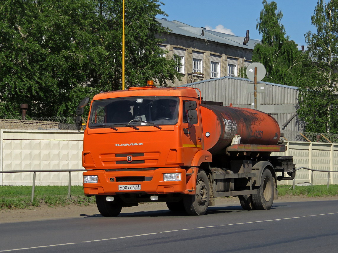 Кировская область, № У 007 ОВ 43 — КамАЗ-43253-H3