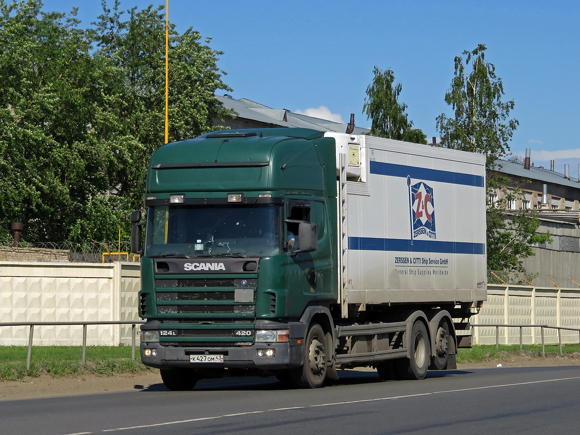 Кировская область, № К 427 ОМ 43 — Scania ('1996) R124L