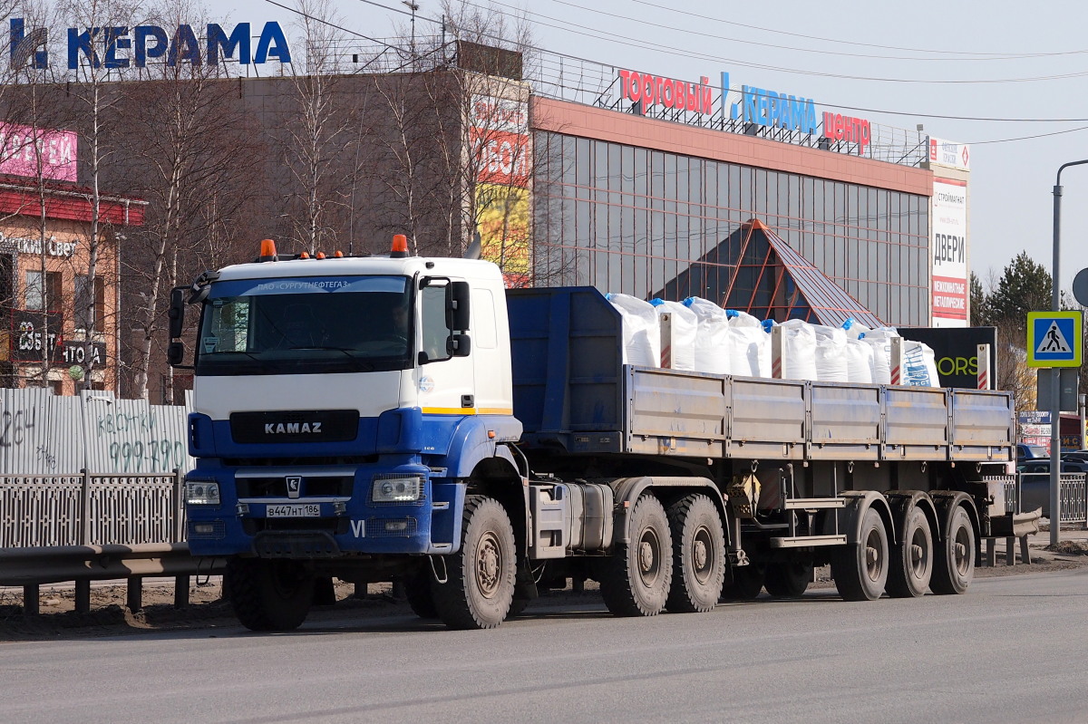 Ханты-Мансийский автоном.округ, № В 447 НТ 186 — КамАЗ-65802