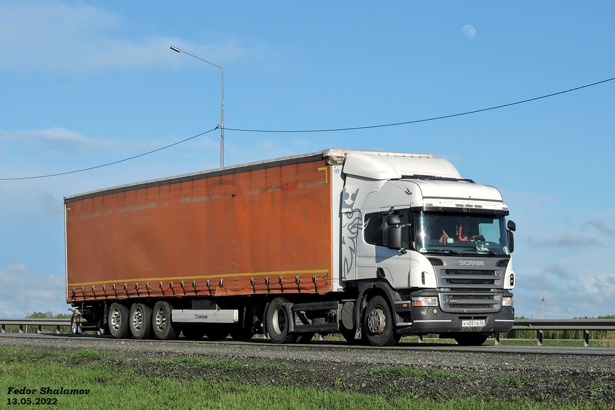 Воронежская область, № К 405 ТВ 36 — Scania ('2004) P340