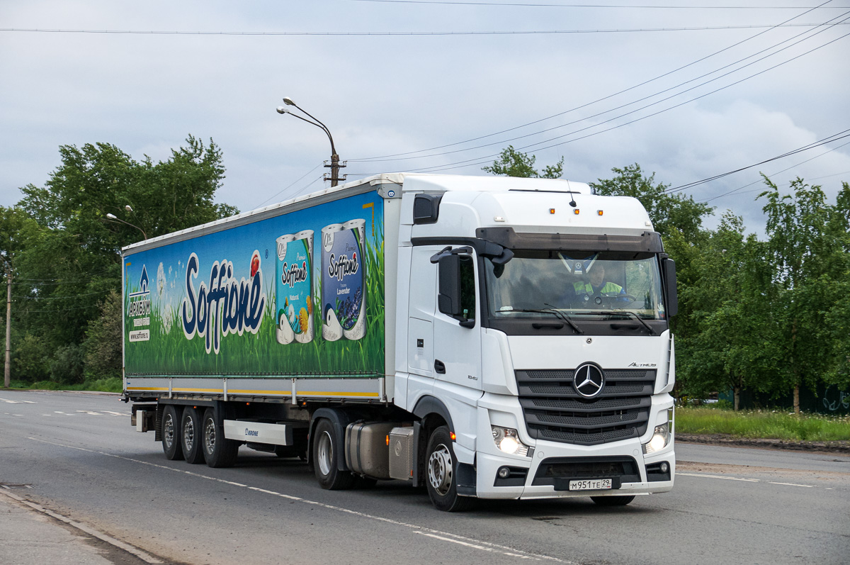 Архангельская область, № М 951 ТЕ 29 — Mercedes-Benz Actros '18 1845 [Z9M]