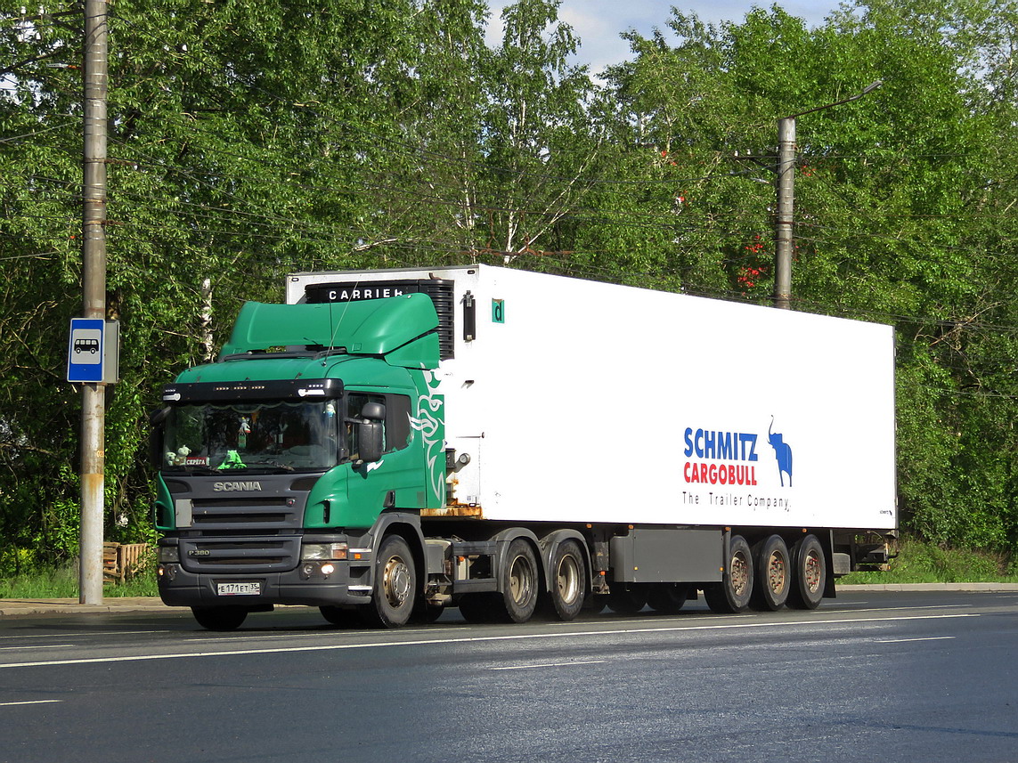 Вологодская область, № Е 171 ЕТ 35 — Scania ('2004) P380