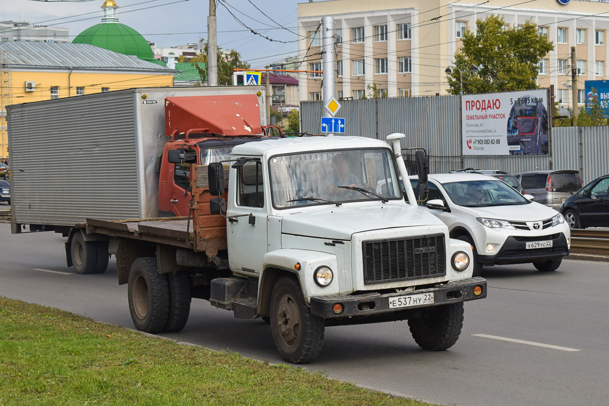 Алтайский край, № Е 537 НУ 22 — ГАЗ-3309