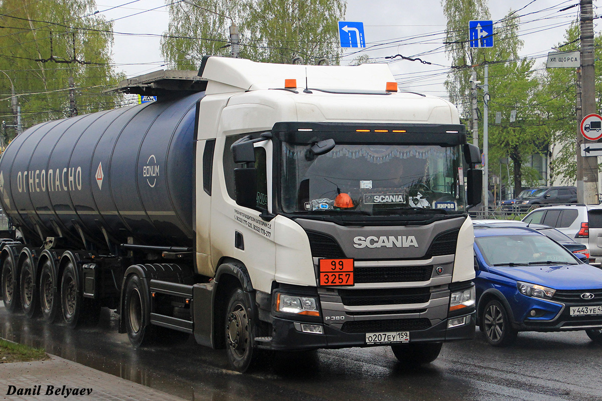 Кировская область, № О 207 ЕУ 159 — Scania ('2016) P380