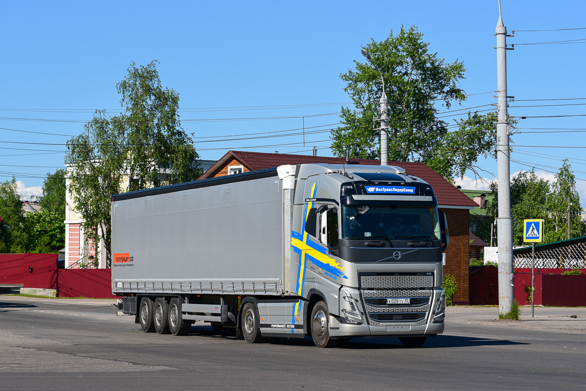 Вологодская область, № К 028 ТУ 35 — Volvo ('2020) FH.460 [X9P]