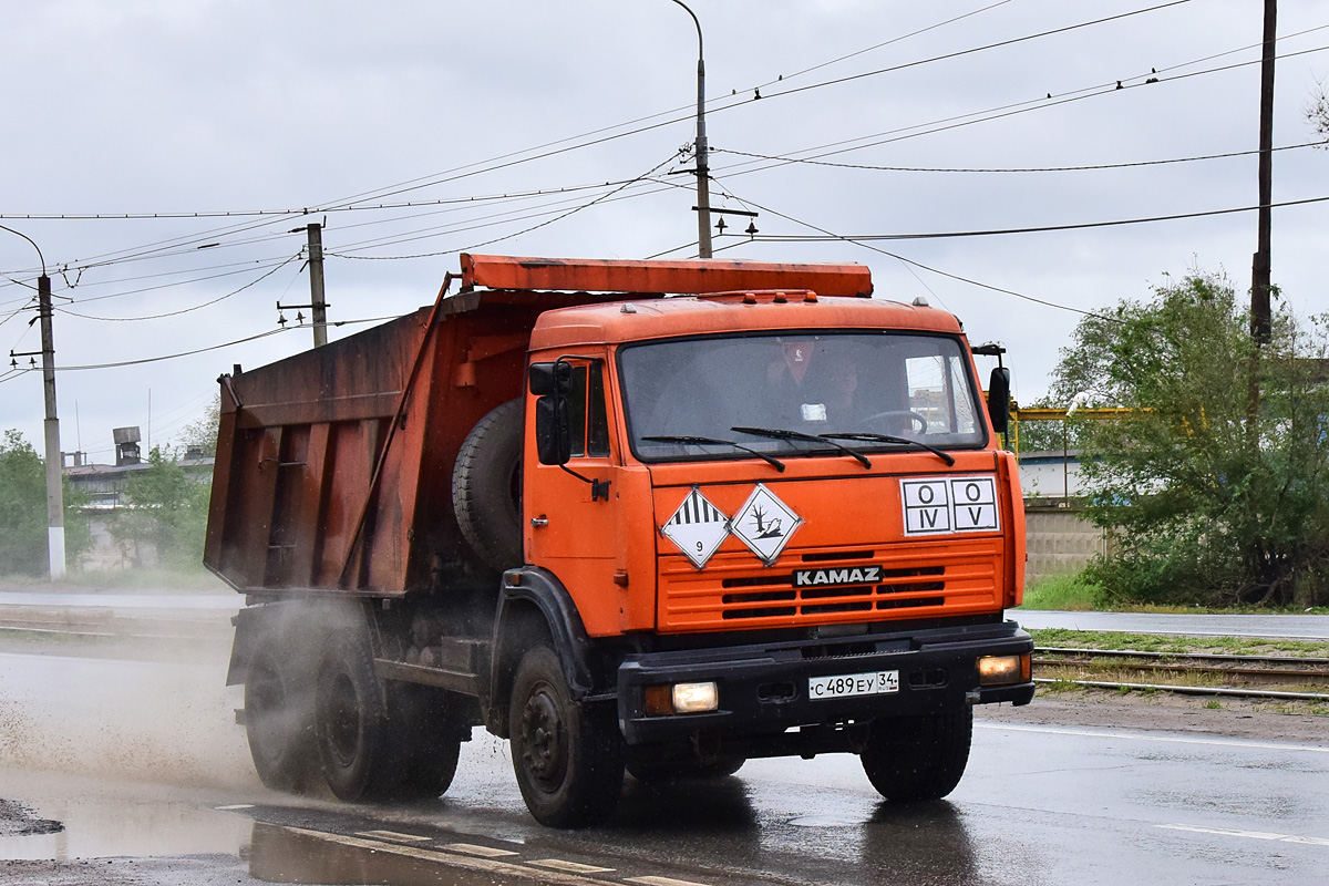 Волгоградская область, № С 489 ЕУ 34 — КамАЗ-65115 [651150]