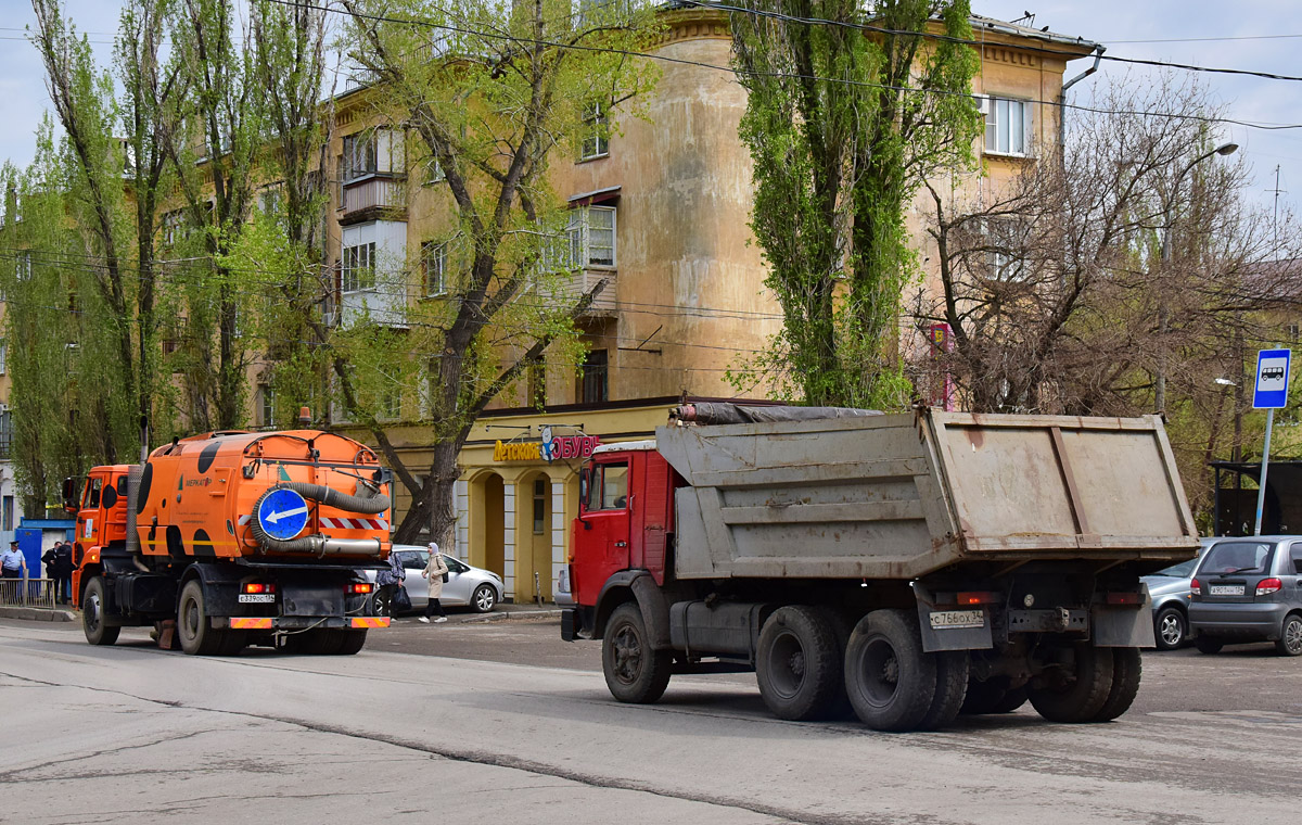 Волгоградская область, № С 766 ОХ 34 — КамАЗ-54112