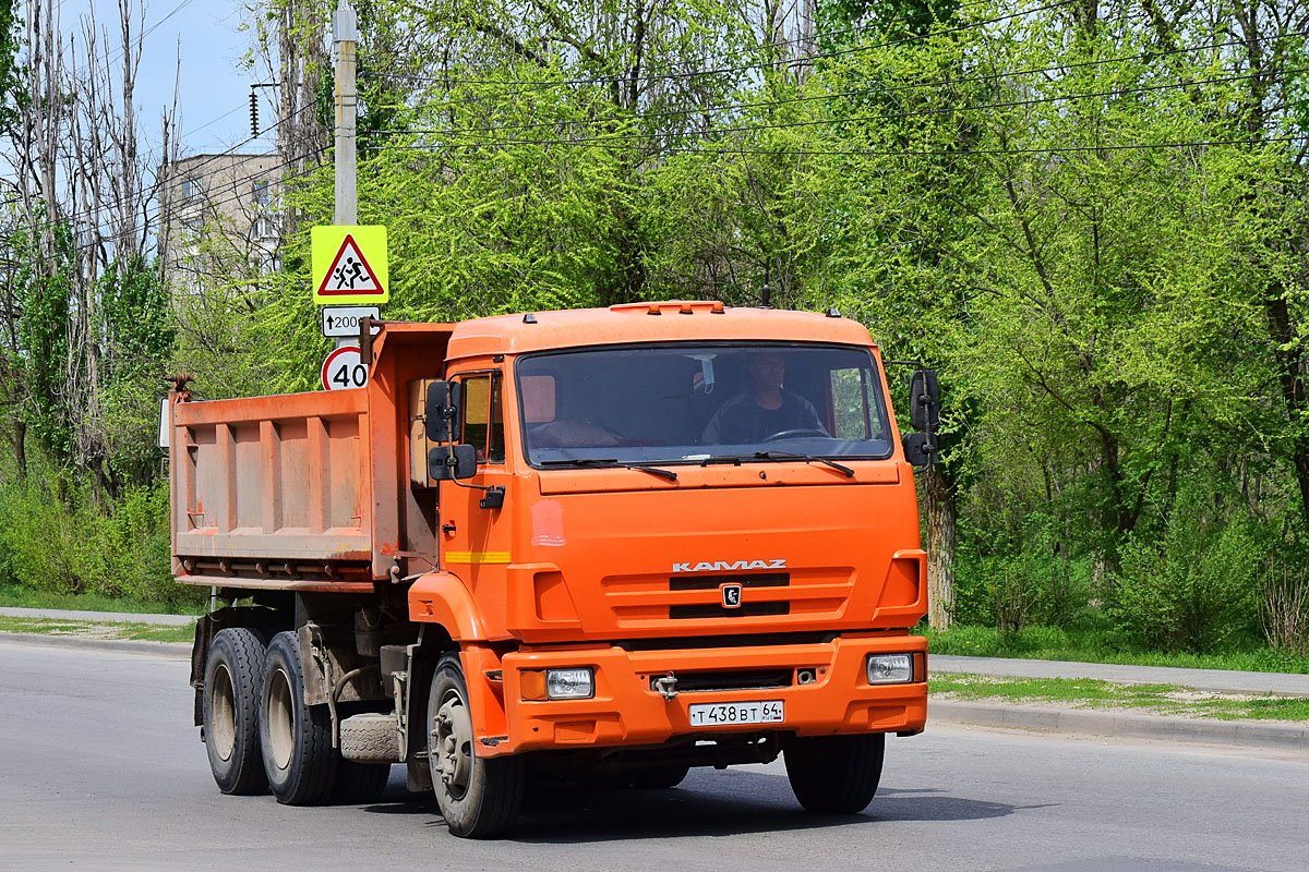 Волгоградская область, № Т 438 ВТ 64 — КамАЗ-65115-N3