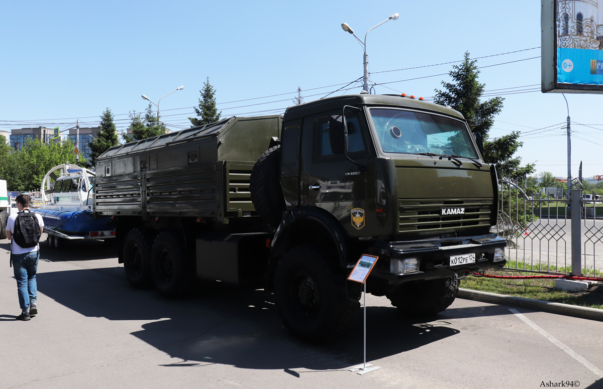 Красноярский край, № К 012 РЕ 124 — КамАЗ-43118-10 [43118K]; Красноярский край — Выставка "Антитеррор-2022"