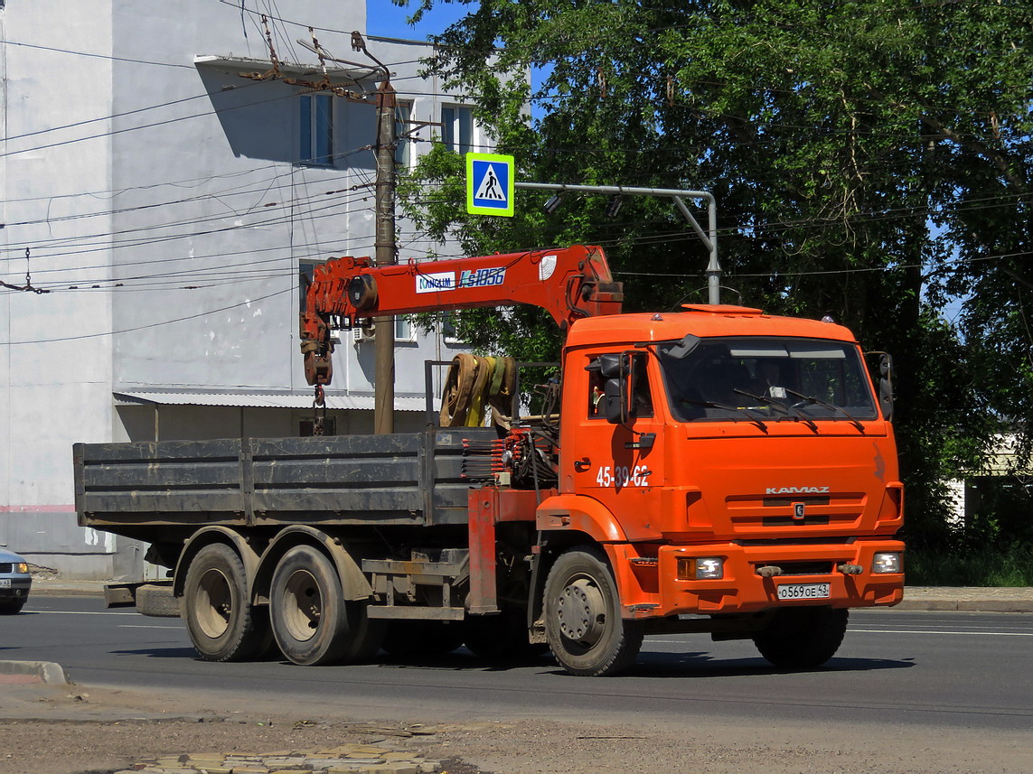 Кировская область, № О 569 ОЕ 43 — КамАЗ-65115-D3