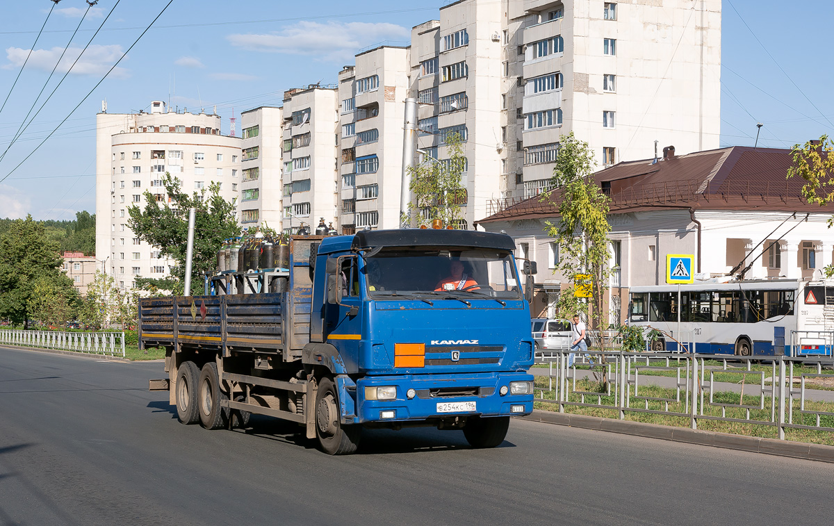 Свердловская область, № В 254 КС 196 — КамАЗ-65117-A4