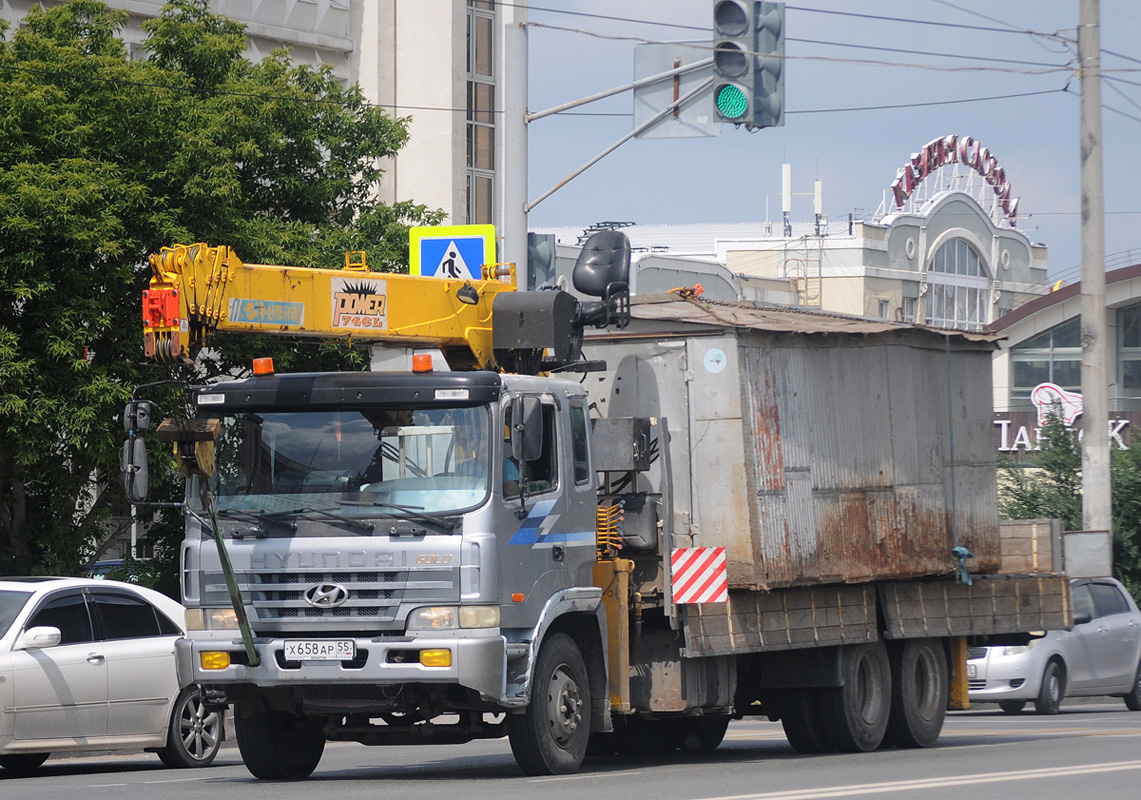 Омская область, № Х 658 АР 55 — Hyundai Super Truck (общая модель)