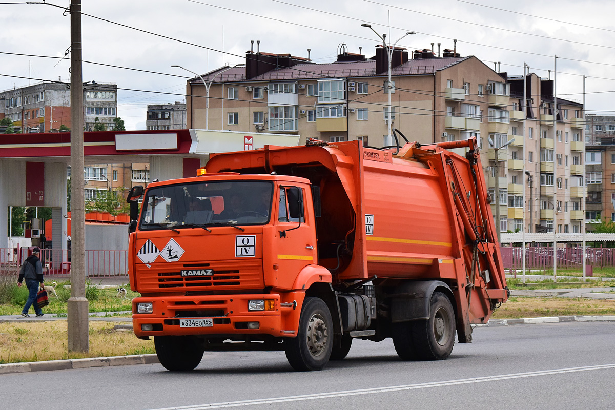 Волгоградская область, № А 334 ЕО 155 — КамАЗ-53605-62