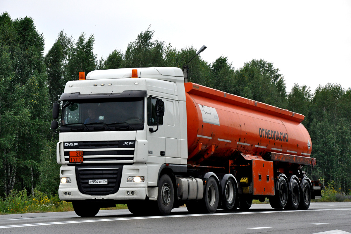 Алтайский край, № Р 954 ХМ 22 — DAF XF105 FTS