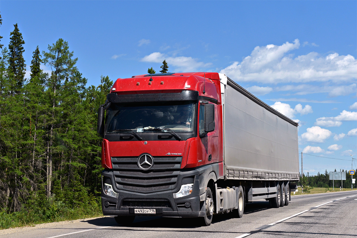 Татарстан, № К 492 ОУ 716 — Mercedes-Benz Actros '18 1845 [Z9M]